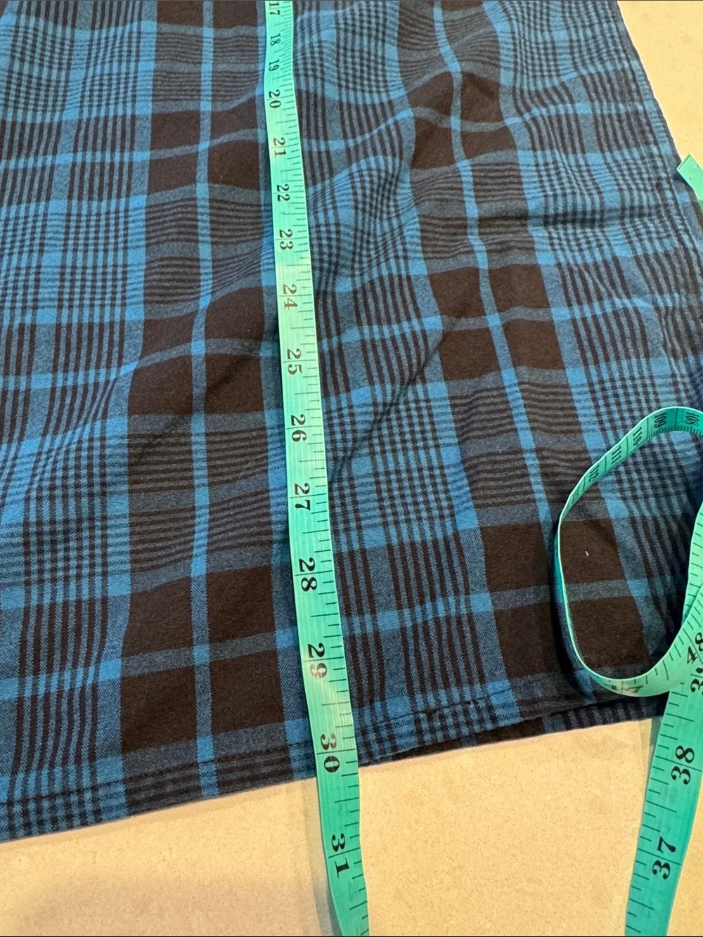 Mammut Black and Blue Plaid Zip-Up Shirt Jacket